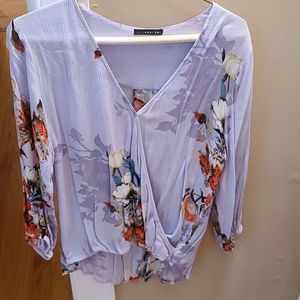 West Kei Allan Elastic Sleeve Top